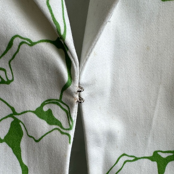 Worthington White and Green Patterned Lined Blazer - Picture 6 of 7